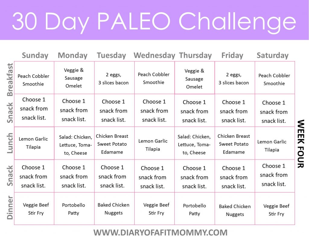 PALEO CHALLENGE