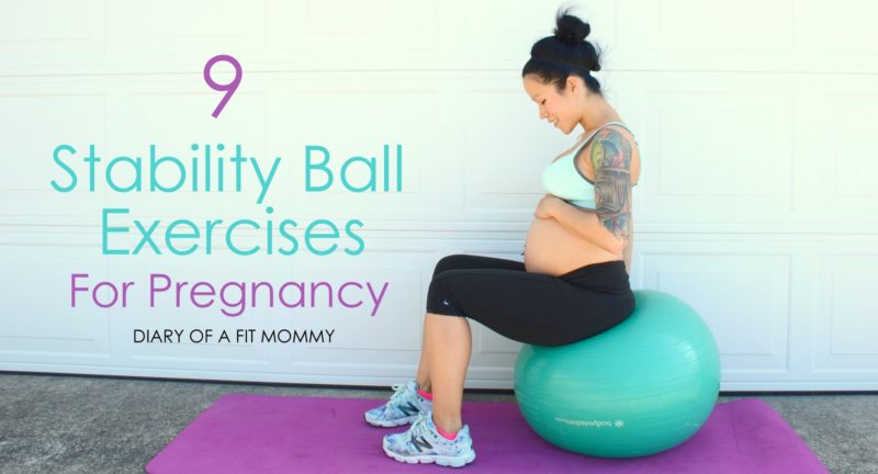 Prenatal Fitness Ball Workout Routine Diary Of A Fit Mommy