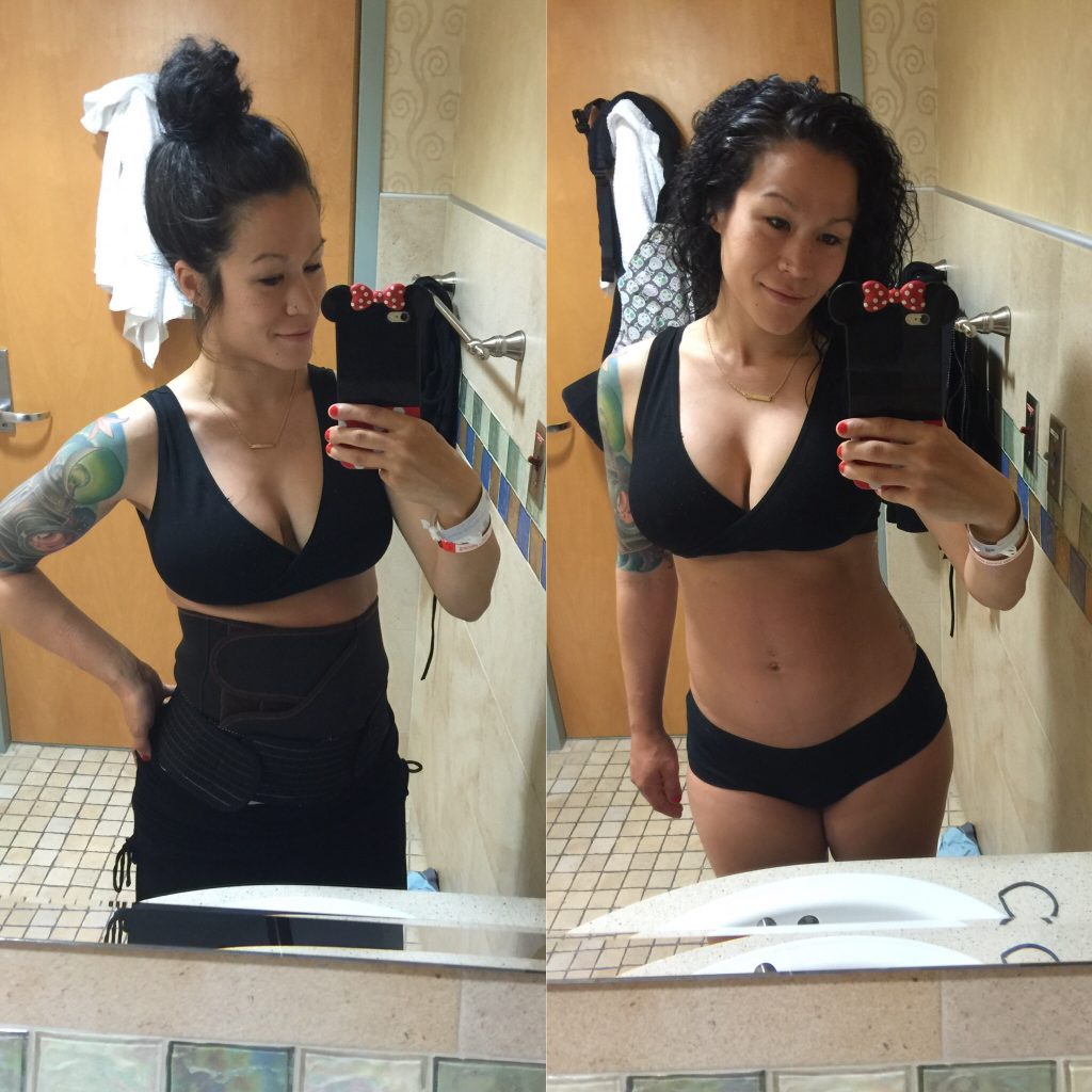 One month postpartum diastasis update after baby #2 and Bellies Inc  postpartum recovery belly system