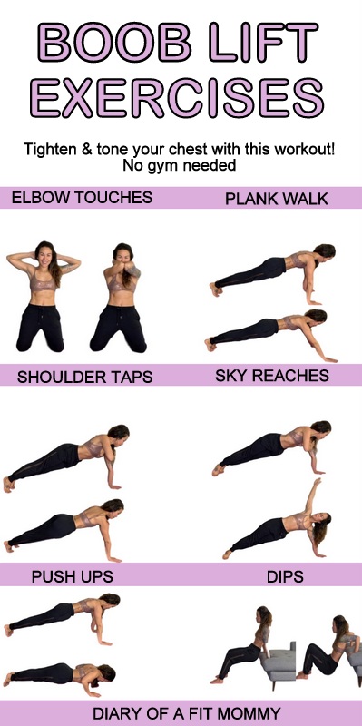 Boob Lift Workout 6 Chest Exercises to Tone and Perk Up Saggings ...